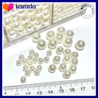 ลูกปัดมุก 6, 8, 10 มิล Pearl Bead ลูกปัดมุกสีขาว ลูกปัดมุกสีครีม