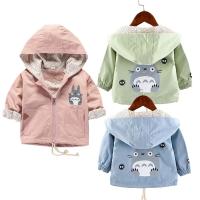 2023 New Spring Baby Boys Girls Coats Cartoon Totoro Hoodies Jacket For Kids Sweatshirt Cute Children Windbreaker Outerwear