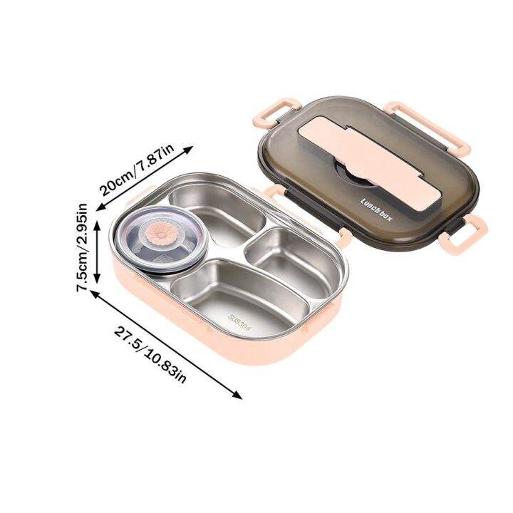 hot-qikxgsghwhg-537-กล่องอาหารกลางวันเบนโตะนำมาใช้ใหม่อาหารเกรดสแตนเลสเบนโตะหลายช่องอาหารกลางวันภาชนะบรรจุอาหารป้องกันการรั่วชุดอาหารกลางวันสำหรับผู้ใหญ่