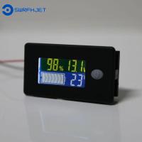 SWRFH LCD 10-100V มอนิเตอร์อุณหภูมิตะกั่วกรดเครื่องวัดพลังงานกระแสไฟฟ้าพร้อมหน้าจอโวลต์มิเตอร์อุณหภูมิตัวแสดงสถานะพลังงานแบตเตอรี่แบตเตอรี่ตัวบอกความจุ Voltmeter Baterai ระดับการชาร์จแบตเตอรี่ตัวบ่งชี้ Li-Ion เครื่องทดสอบแบตเตอรี่ตะกั่วกรด