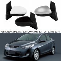 สำหรับ Mazda 2 DE 2007 2008 2009 2010 2011 2012 2013 2014รถยนต์ชุดประกอบกระจกมองหลัง