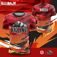 2023 New NATURE DESIGN Shirt Hiking New Jersey | Baju Hiking Spring Edition for Men Women Sublimation Shirts Jersey 3D T Shirt Size FREE Customization Service Summer Fashion T-shirt