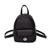 [COD] Coâ©h Women S Casual Dark Brown Small Zip Backpack