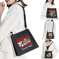 Fashion Personality Shoulder Bag Woman Bag Commuter Bag Diagonal Bag Anime Mask Pattern Party Ladies Square Mobile Phone Bag