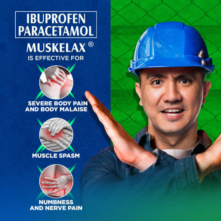 HOT KONGY Unilab Muskelax Paracetamol 20 Tablets Lazada PH