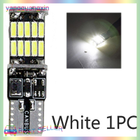 yangguangxin 1X White T10 W5W 4014 26SMD CANbus หลอดไฟ LED 194ข้อผิดพลาดฟรีภายในโคมไฟ