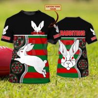 New Product 2023 Summer 2023 Menpersonalized Angry South Sydney Rabbitohs 3d All Inclusive พิมพ์เสื้อยืด Xs-5xl