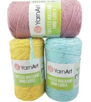 Yarnart Twisted Macrame 3mm Lurex ราคาพิเศษ