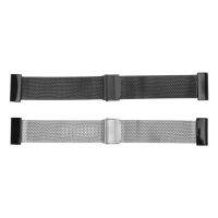 ？》：“： Stainless Steel Watch Band Fashionable Flexible Smart Watch Band Breathable Replacement Mesh Quick Release 26Mm For Running