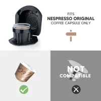 【YF】 Adaptador de cápsula para cápsulas nespresso converter reutilizável dolce gusto titular genio s piccolo máquina