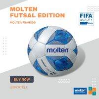 MOLTEN ลูกฟุตซอลมอลเทน หนังพียู เย็บด้วยมือ รุ่น F9A4800 FIFA QUALITY PRO