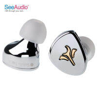 FAAEAL SeeAudio YUME หูฟัง2 2BA + 1DD ไฮบริด3ตัวขับอินเอียร์ IEM มอนิเตอร์หูฟังเพลงสัญญาณเสียงสามทาง CNC พร้อมสายเคเบิ้ล2pin 0.78มม. ชุดหูฟังสำหรับเล่นเกมตัดเสียงรบกวน