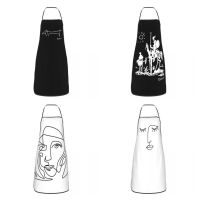 Pablo Picasso Dachsund ผ้ากันเปื้อนสุนัขสำหรับสุภาพสตรีสำหรับผู้ใหญ่ Unisex Kitchen เชฟ Bib Tablier ทำอาหารเบเกอรี่ทำสวน