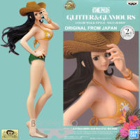 Model โมเดล งานแท้ 100% แมวทอง Banpresto Bandai One Piece วันพีซ เต็มพิกัดสลัดจอมลุย วันพีช Glitter &amp; Glamours Nico Robin นิโค โรบิน ชุดว่ายน้ำ Ver Original from Japan manga