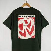 เสื้อยืด สไตล์พังก์ร็อค พังก์ร็อค ยุค 90S Pennywise Band  B913