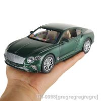 ♗ gregregregregre 1:24 bentley continental gt m929j diecast carro simulação dobrado modelo de luxo 4 portas abertas agradável pintura função a117