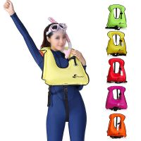 Inflatable Swimming Vest Life Jacket Child Adult Universal Boating  Floating Device Drifting Surfing Water Sports Saving Jackets  Life Jackets