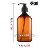 2Pcs Liquid Dispenser ขวดโลชั่น Hand Soap ขวดรีฟิลสำหรับห้องครัวห้องน้ำแชมพู Conditioner คอนเทนเนอร์500Ml2023