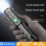 CUGUU Đèn Pin Ngoài Trời USB Độ Sáng Mạnh Dễ Mang Theo Đèn Pin Chiếu Sáng