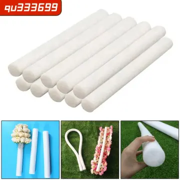 DIY Foam Strip Floral Base Cylindrical White Solid Round Floral Ball Sponge  Prop
