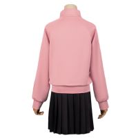 Gotou Hitori Cosplay Bocchi The Rock Gotou Hitori Cosplay Costume JK Uniform Pink Jacket Skirt Wig Suit Halloween Women Clothes