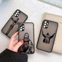 （shine electron）เคสคนเคร่งศาสนาชาวคริสเตียนศรัทธารูปพระเยซูสำหรับ Samsung A73 A72 A71 A70 A53 A23 A22 A52 A21S A51 A50 A42 A33 A30ฝาครอบ A14 A20S