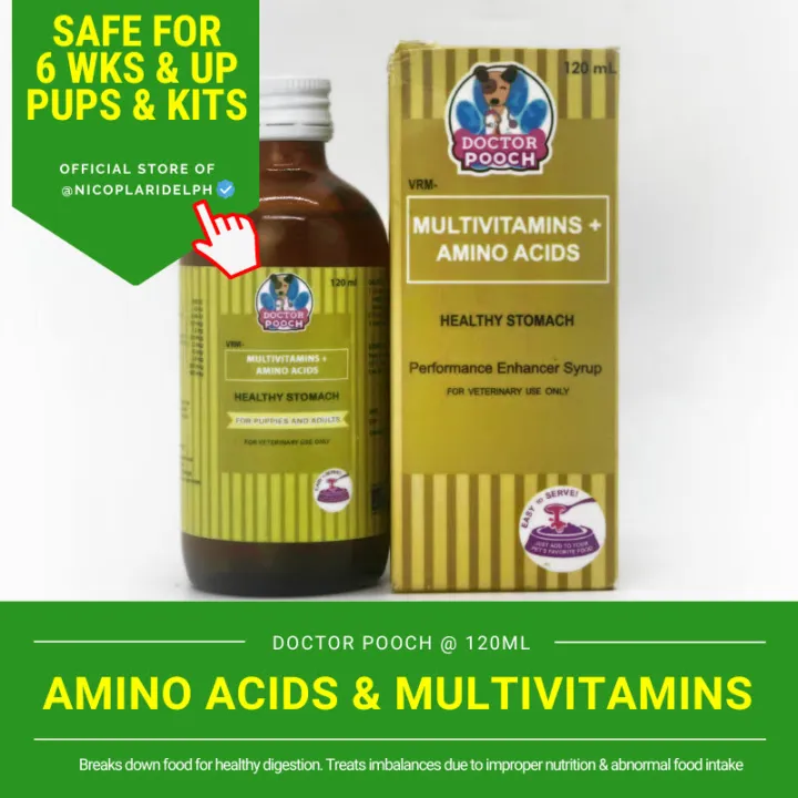 Doctor Pooch Healthy Stomach Multivitamin and Amino Acid for Pets with