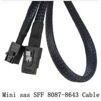 MINI SAS 8643 To SFF 8087 HD Server Data Cable Mini sas HD SFF 8643 Data Server Hard Disk Raid Cable 50cm 0.5M