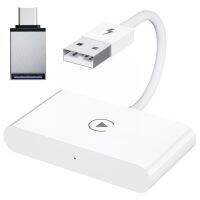 Wireless Adapter for lPhone Wireless Auto Car AdapterApple Wireless DonglePlug Play 5GHz WiFi Online Upda C5G8