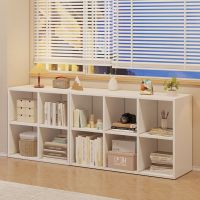 [COD] Low bookshelf floor-to-ceiling bookcase home living room shelf bedroom storage cabinet locker simple bay window lattice