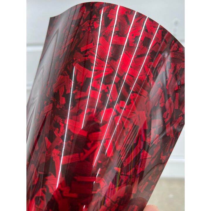 CARBON RED STICKER WRAP FOR CAR/MC [[ High Quality ]] Philippine