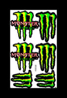 MONSTER 05 สติ๊กเกอร์แต่งรถมอเตอร์ไซค์ บิ๊กไบค์ ATV หมวกกันน็อค รถยนต์ สติ๊กเกอร์เคลือบเงาคุณภาพดี