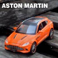 Scale 132 Aston Martin DBX SUV รถของเล่นรุ่นโลหะ Diecast ยานพาหนะดึงกลับ Sound Light ของเล่นสำหรับของขวัญเด็ก