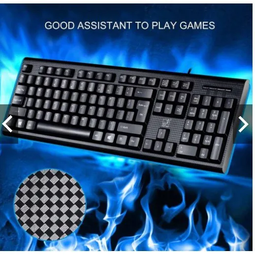 Universal Standard Keyboard Mouse Combo Q9 USB Wired Keyboards Mice