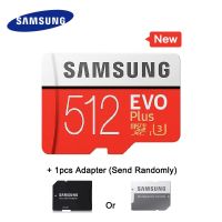 การ์ดหน่วยความจำเมมโมรี่การ์ด Samsung Micro Sd 512 Gb Evo Plus Class 10 Tf Card