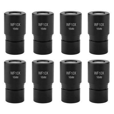 8X Microscope Eyepiece Lenses, DM-R001 WF10X 16mm Eyepiece for Biological Microscope Ocular Mounting 23.2mm with Scale
