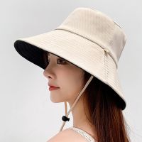 Double Side Wear Reversible Foldable Sun Hat Cap Visor Cap Bucket Hat Cap Wide Brim Travel Summer Outdoor Cap Packable UPF 50