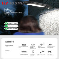 LIZHOUMIL Ip65โคมไฟติดผนังพลังงานแสงอาทิตย์ Led,กันน้ำไฟถนนนอกอาคารเหนี่ยวนำร่างกายมนุษย์สำหรับสวนตกแต่งระเบียงถนน