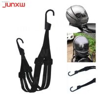 ►卍 Universal Motorcycle Luggage Strap Moto Helmet Gears Fixed Elastic Buckle Rope High Strength Retractable Protective Net