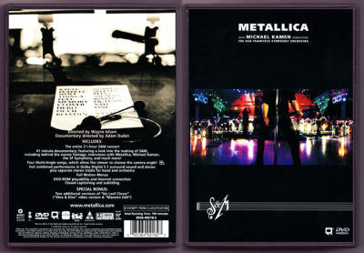 Metallica S & M live metal band and Symphony Orchestra (2DVD)