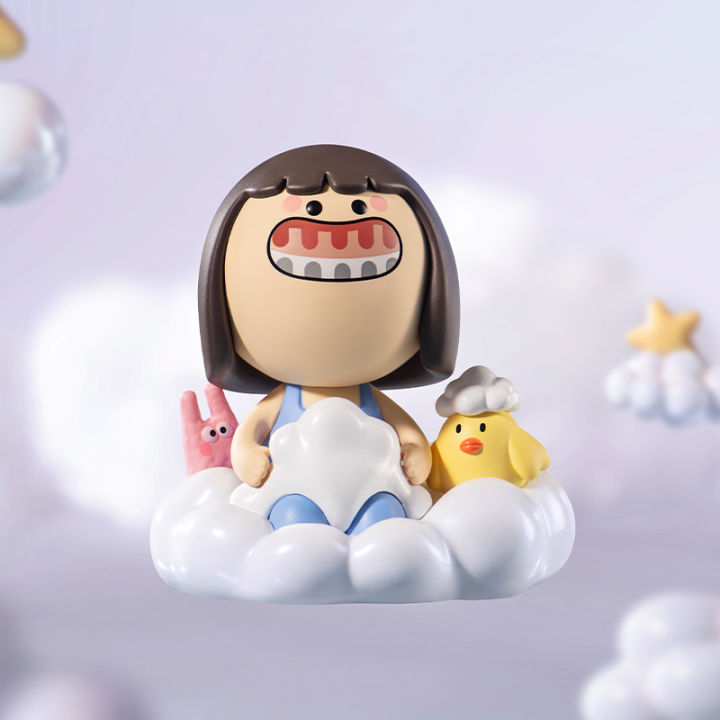 pop-mart-gummy-the-happy-land-series-ตุ๊กตาขยับแขนขาได้กล่องทึบของเล่น