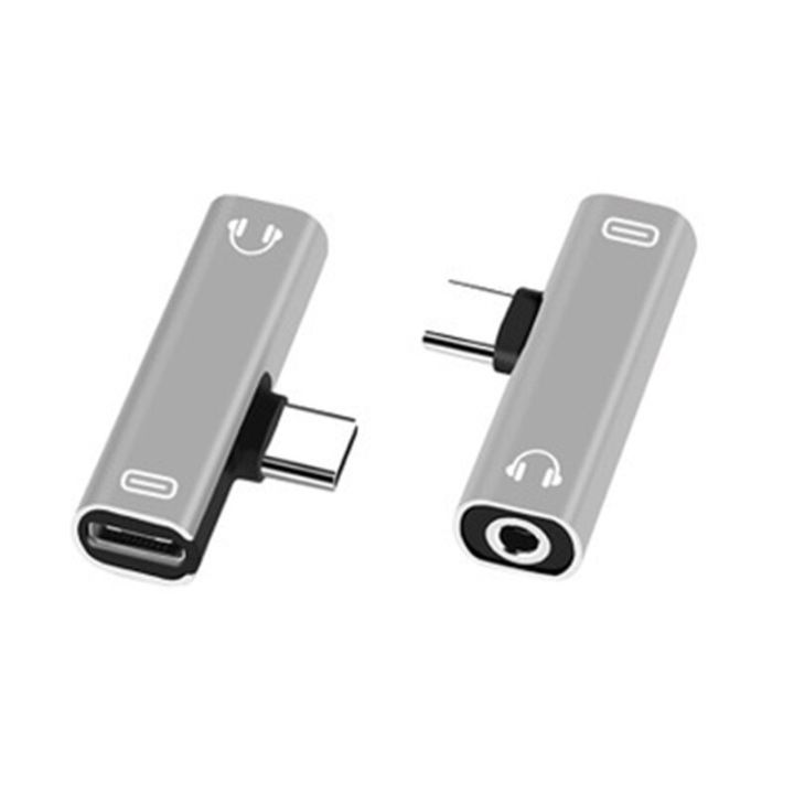 2 IN1 Type C ถึง3.5Mm สายชาร์จหูฟังแจ็คตัวแปลงเสียงอะแดปเตอร์สำหรับ Samsung OTG Xiaomi อะแดปเตอร์สายแท็บเล็ต Huawei