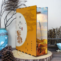 2021Wooden DIY Book Nook Shelf Insert Kits Model Ocean Roombox Handmade Building Miniature Furniture Home Decoration Toys Gifts