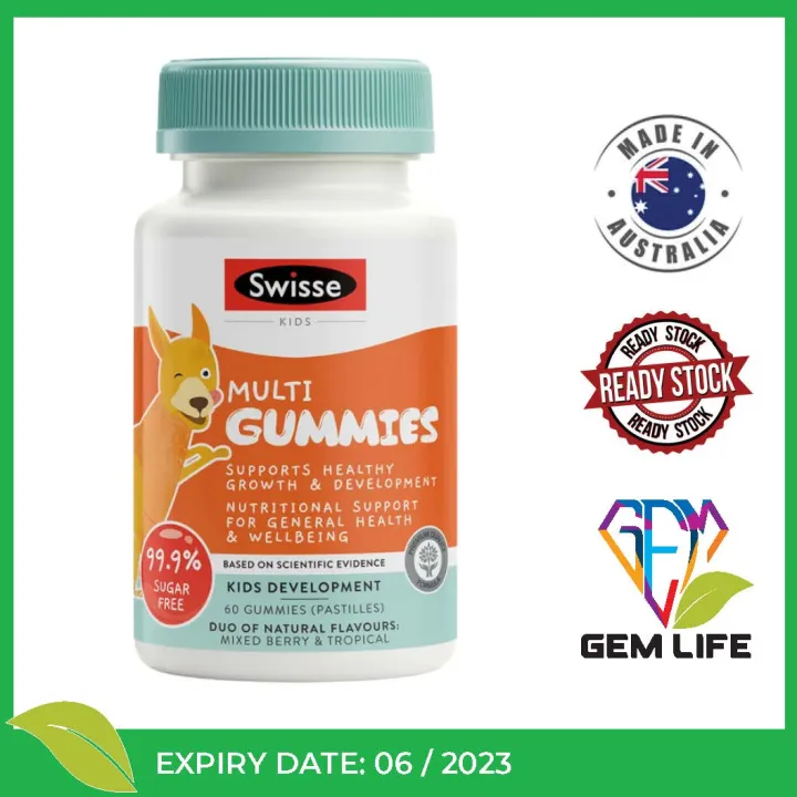 Swisse Kids Multivitamin Gummies (60 Gummies) Lazada