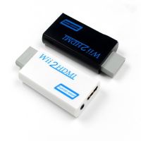 Adaptor Konverter Kompatibel dengan HDMI 1080P Full HD Wii Ke Konverter Wii2HDMI-compatible Audio 3.5Mm untuk Tampilan Monitor HDTV PC