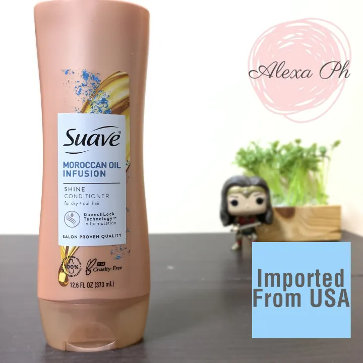 Suave Professionals Moroccan Oil Infusion Shine Conditioner 373 Ml Lazada Ph 3187