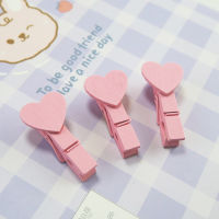 Clothespin Decoration Scrapbooking Supplies Photo Hanging Clips Mini Wood Clips Memo Clips Love-themed Clips