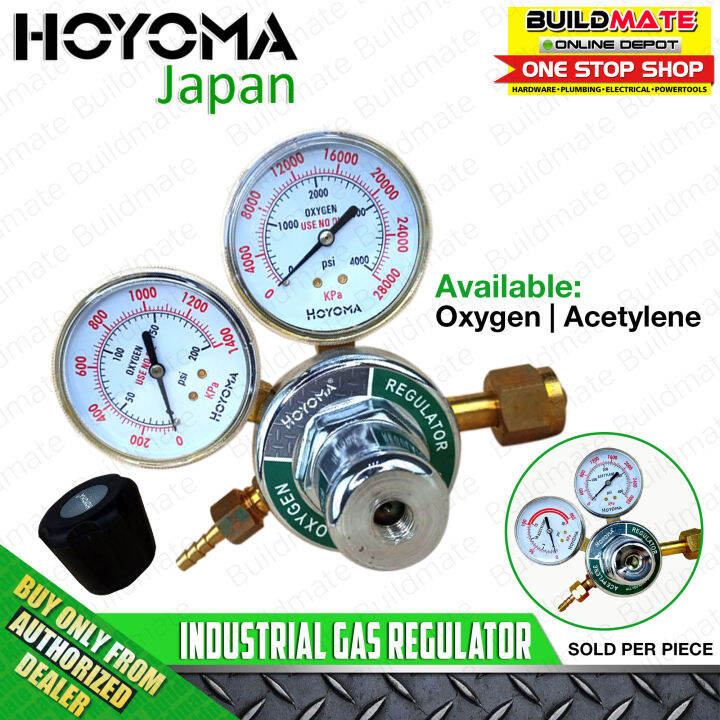 HOYOMA Gas Regulator | Acetylene Regulator | Oxygen Regulator with PVC ...