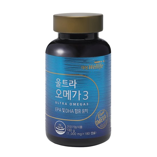 Viên uống ultra omega 3 daesang wellife 3 180g 180  180 viên - ảnh sản phẩm 2