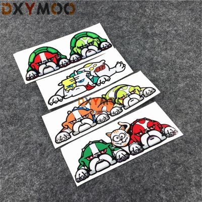 【CW】 Reflective MOTO Car Stickers Pets Dog Quito Helmet Vinyl Decals